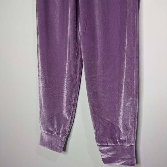 Fabletics purple velvet jogger pant XS - Picture 4 of 8